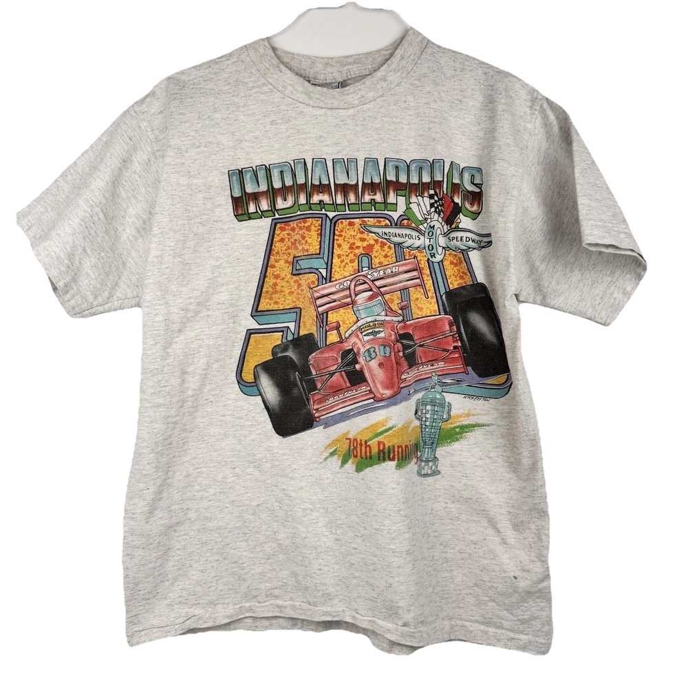VTG 1993 The‎ 78th Indianapolis 500 Motor Speedway Racing T-Shirt MADE IN USA XL